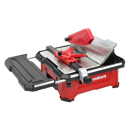 Goldblatt Wet Tile Saw, 7 in. Blade Diam., Water Reservoir System, 5300 RPM G02773
